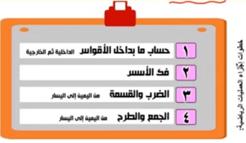 ترتيب العمليات